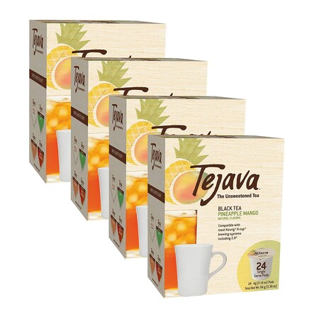 Pineapple Mango Unsweetened Black Tea Pods, PK 96